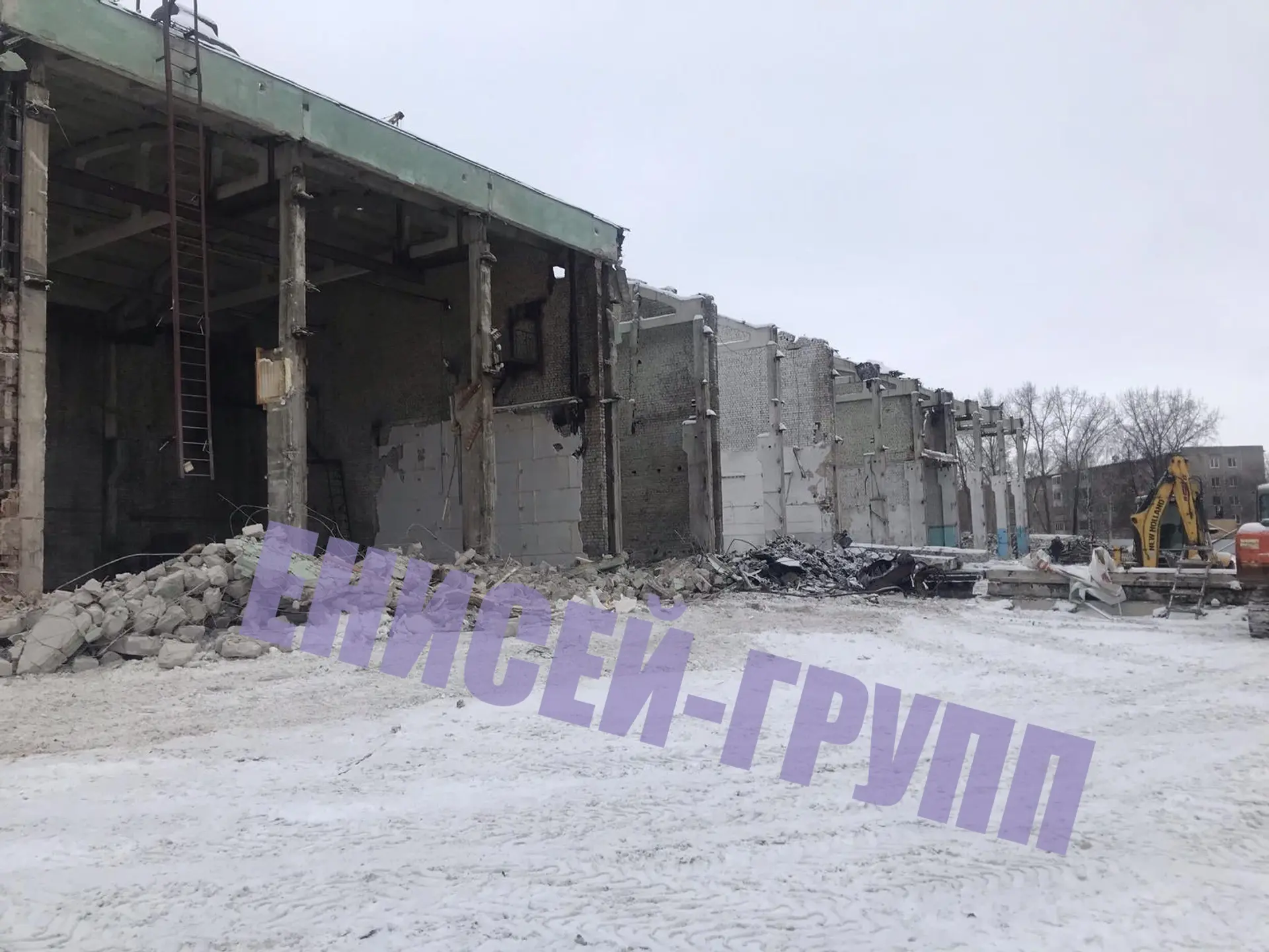 Объявление "Демонтаж зданий"