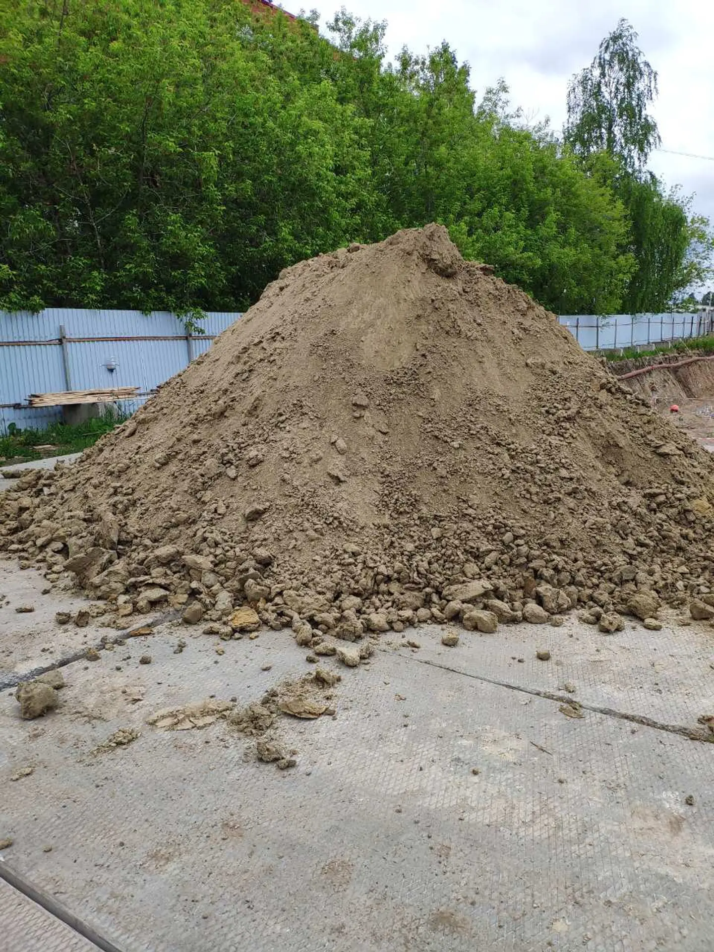 Объявление "Песок для стяжки"